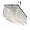 Z-Lite Glacier Linear Chandelier, 5-Light, 11.75 In.W x 42.75 In.L x 11.5 In.H, Matte Black/Clear 1943-42L-MB - alternate 3